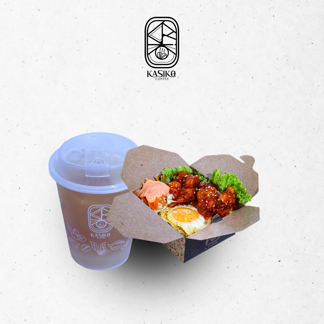 [BUNDLING] - Ricebowl Chicken Popcorn BBQ Sauce + Tea